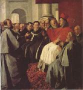 ZURBARAN  Francisco de, St Bonaventure at the Council of Lyons (mk05)